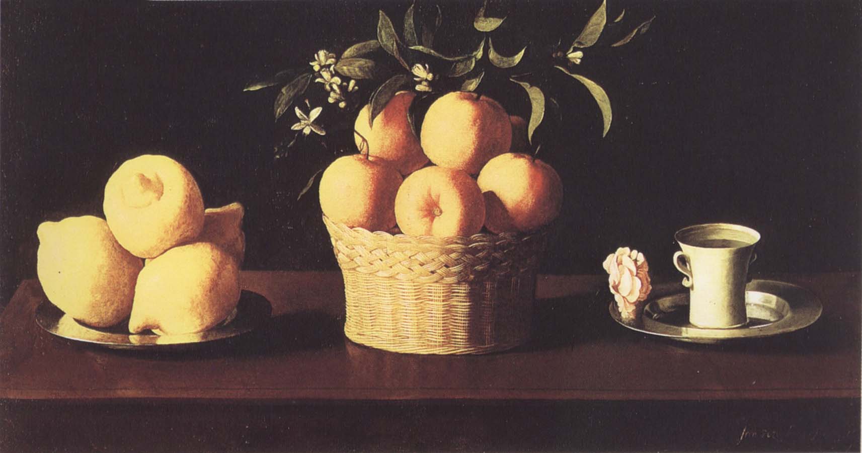 Stilleben with oranges